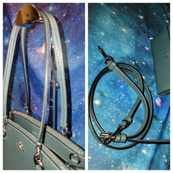 SOLD Coach Handbag & Matching Wallet (green) - Picture 11 of 14